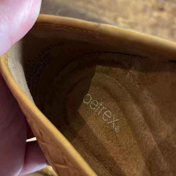 Aetrex Lyla Ballet Flats Woven Leather, size 38 EU/7.5-8 US - Picture 5 of 9